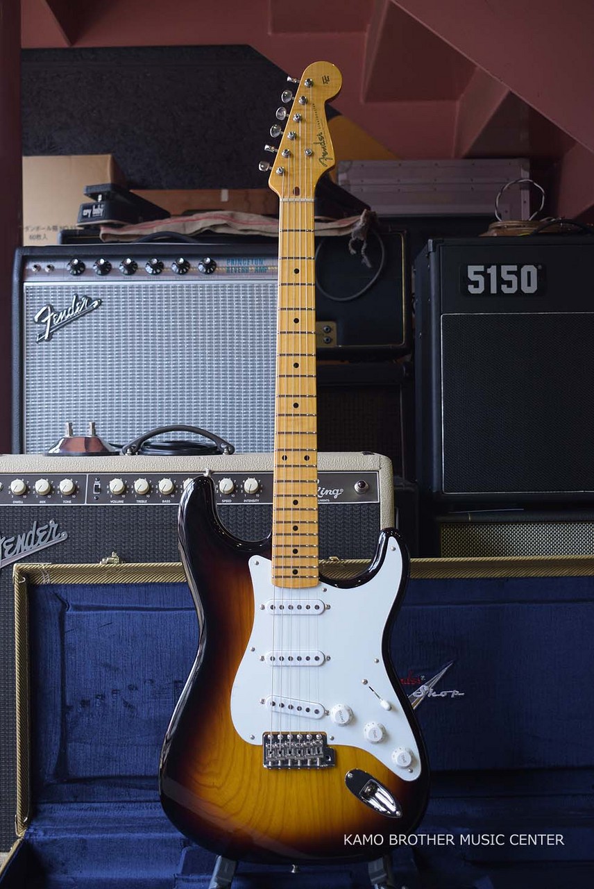 Fender Stratocaster サンバースト ギター 1955 Stratocaster -2Tone Sunburst- | 【クロサワ楽器店