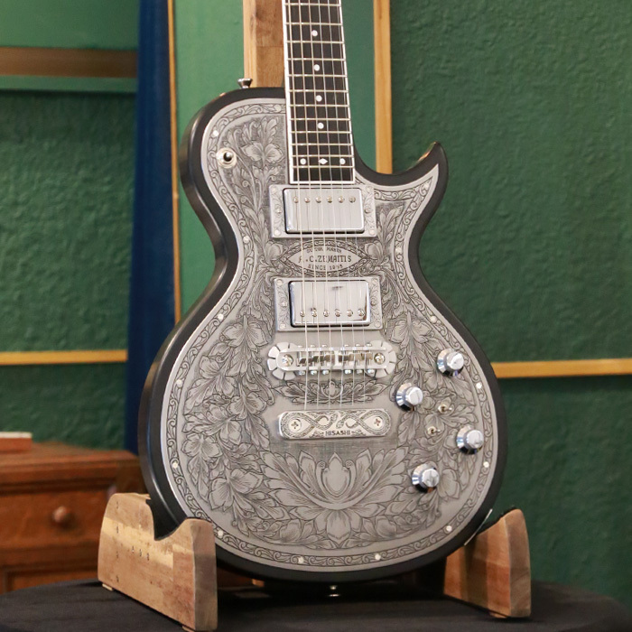 Zemaitis THE PORTRAIT Metal Front HISASHI Signature Model, Black