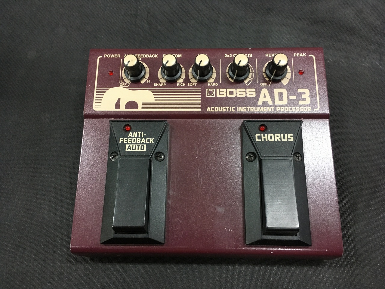 超美品 BOSS AD-3 アコースティックプロセッサー プリアンプ