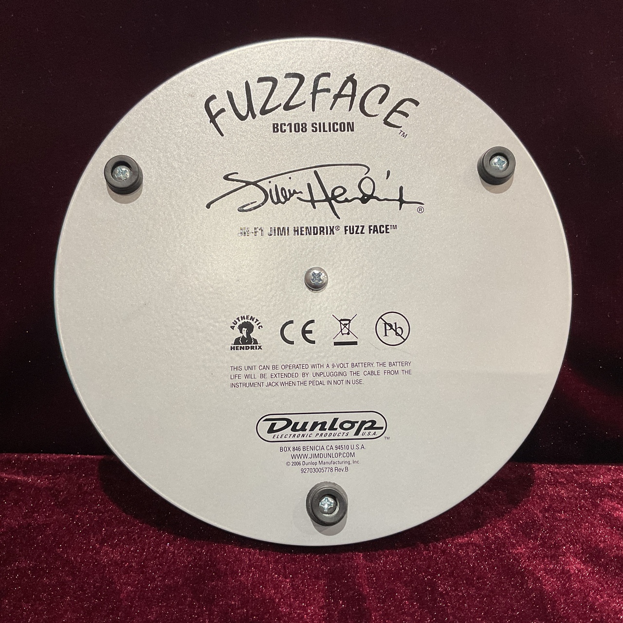 Jim Dunlop JH-F1 Jimi Hendrix Fuzz Face Distortion（中古）【楽器