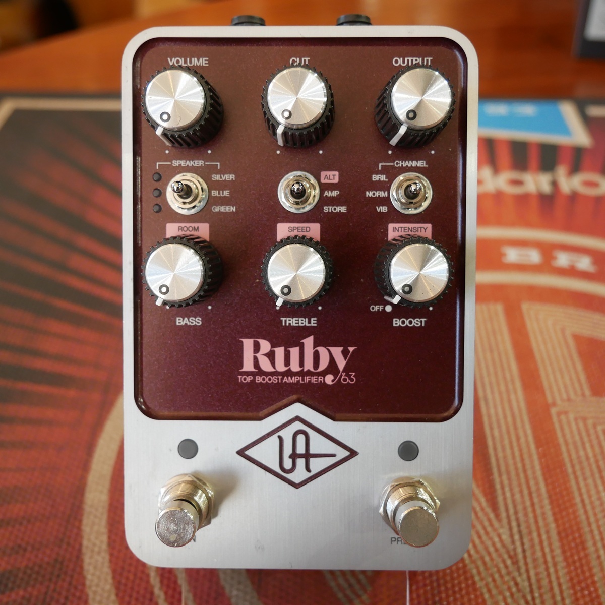 Universal Audio UAFX Ruby '63 Top Boost Amplifier 【VOX SOUND