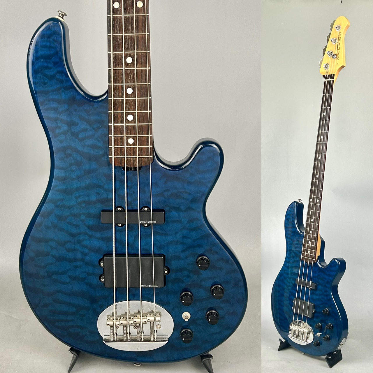 Lakland SK-4DX SKYLINE JAPAN SERIES Blue Translucent / Rosewood FB