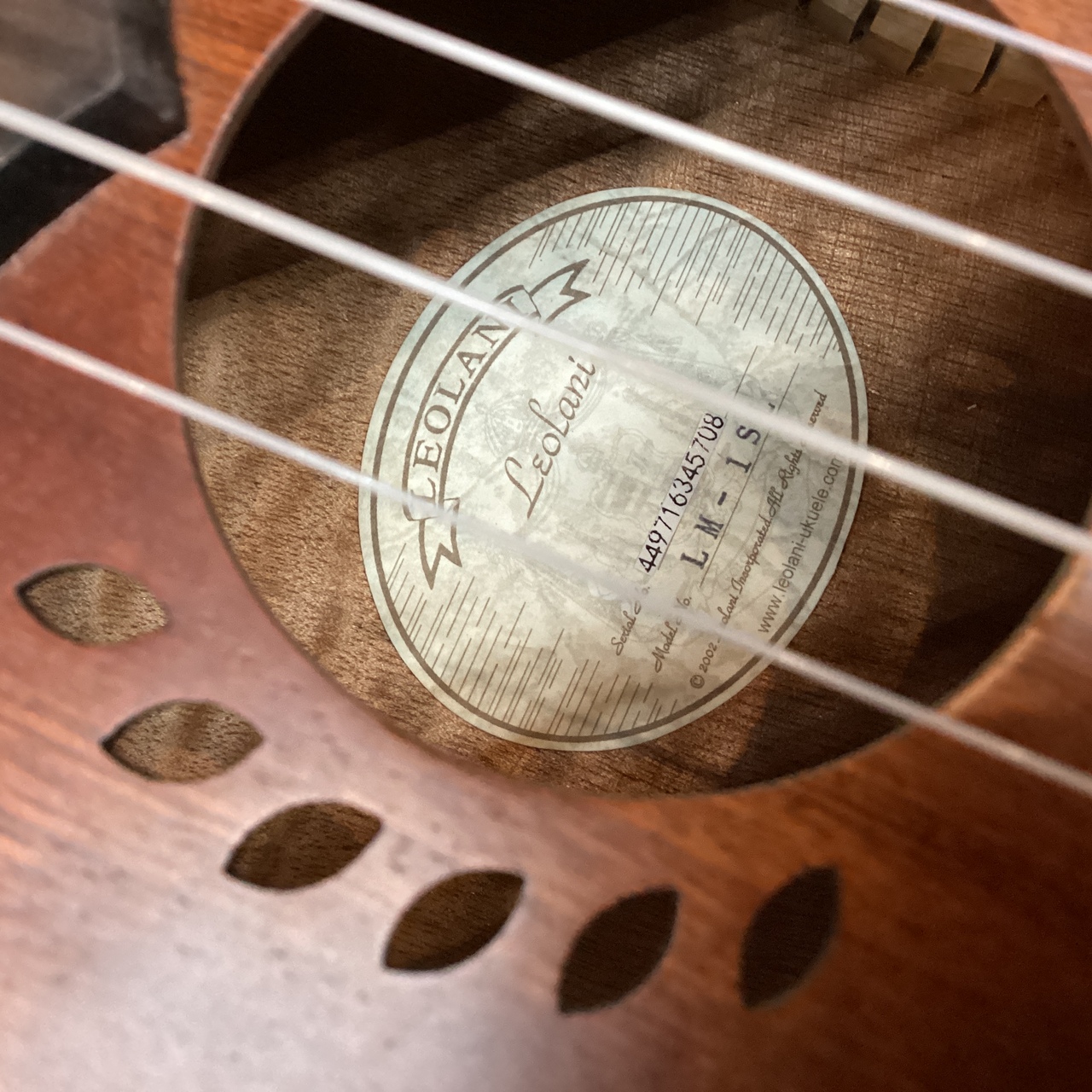 LEOLANI LM-1SL Serial:449716345708 (レオラニ ソプラノ ウクレレ