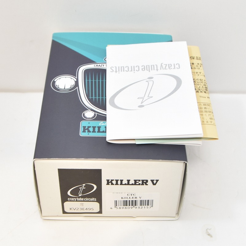 Crazy Tube Circuits Killer V OVERDRIVE / VIBRATO 【心斎橋店
