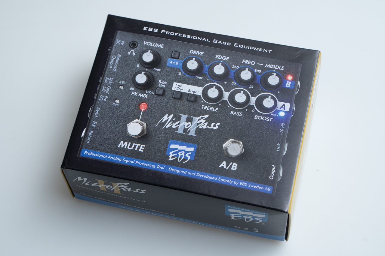EBS MicroBass II ベースエフェクター MicroBass II – モリダイラ楽器