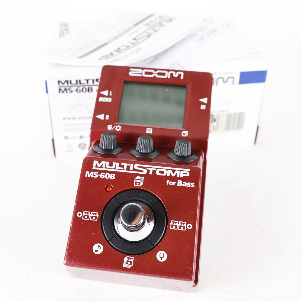 ZOOM 【中古】 ベース用 マルチエフェクター ZOOM MultiStomp MS-60B