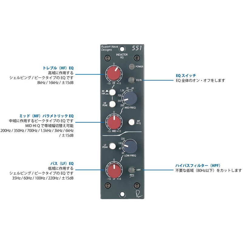 RUPERT NEVE DESIGNS 551 Inductor EQ(VPR Alliance)(お取り寄せ商品 ...