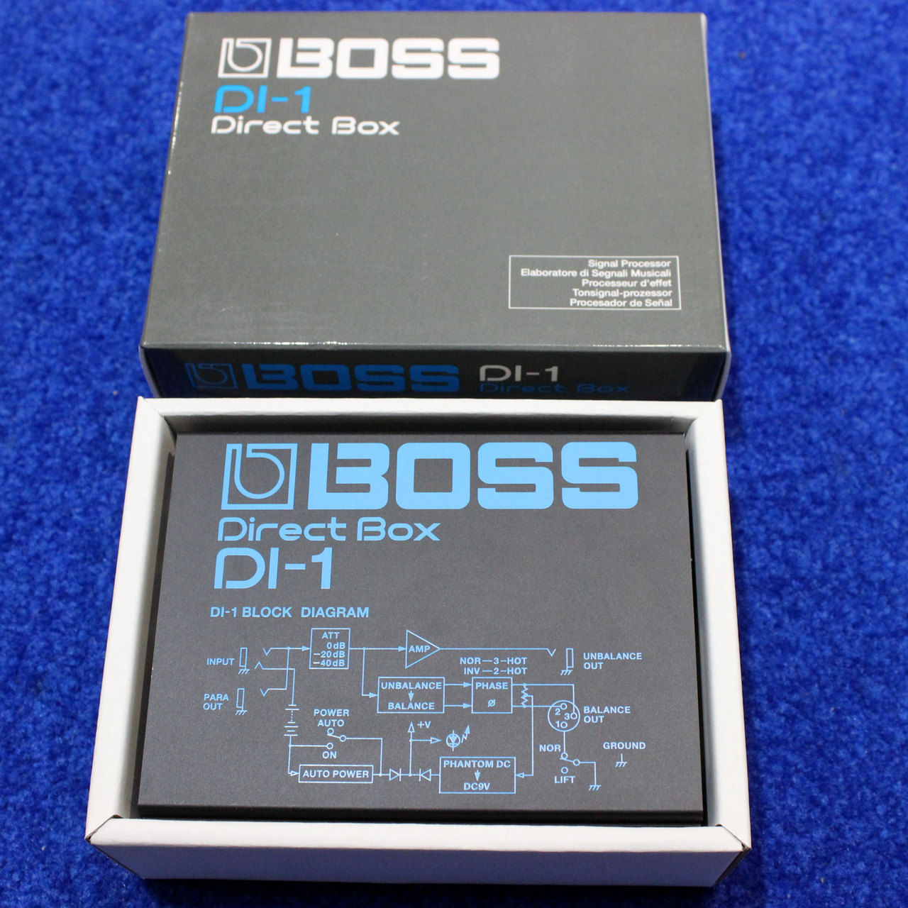 BOSS DI-1 Direct Box(Made in Japan)、元箱・取扱説明書付きの極美品