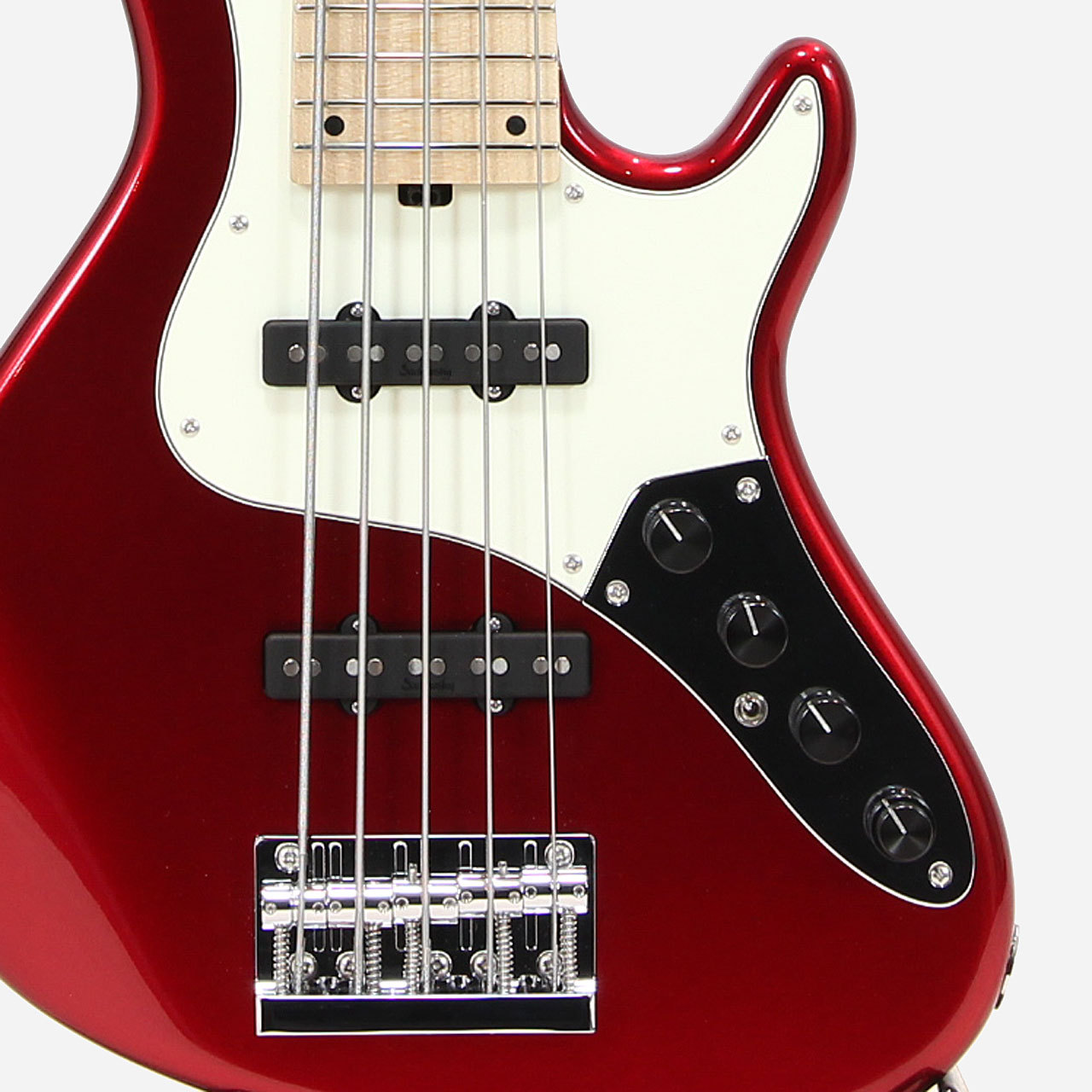 Sadowsky ML24 SV5 Vintage Single Cut Bass Ash / Candy Apple