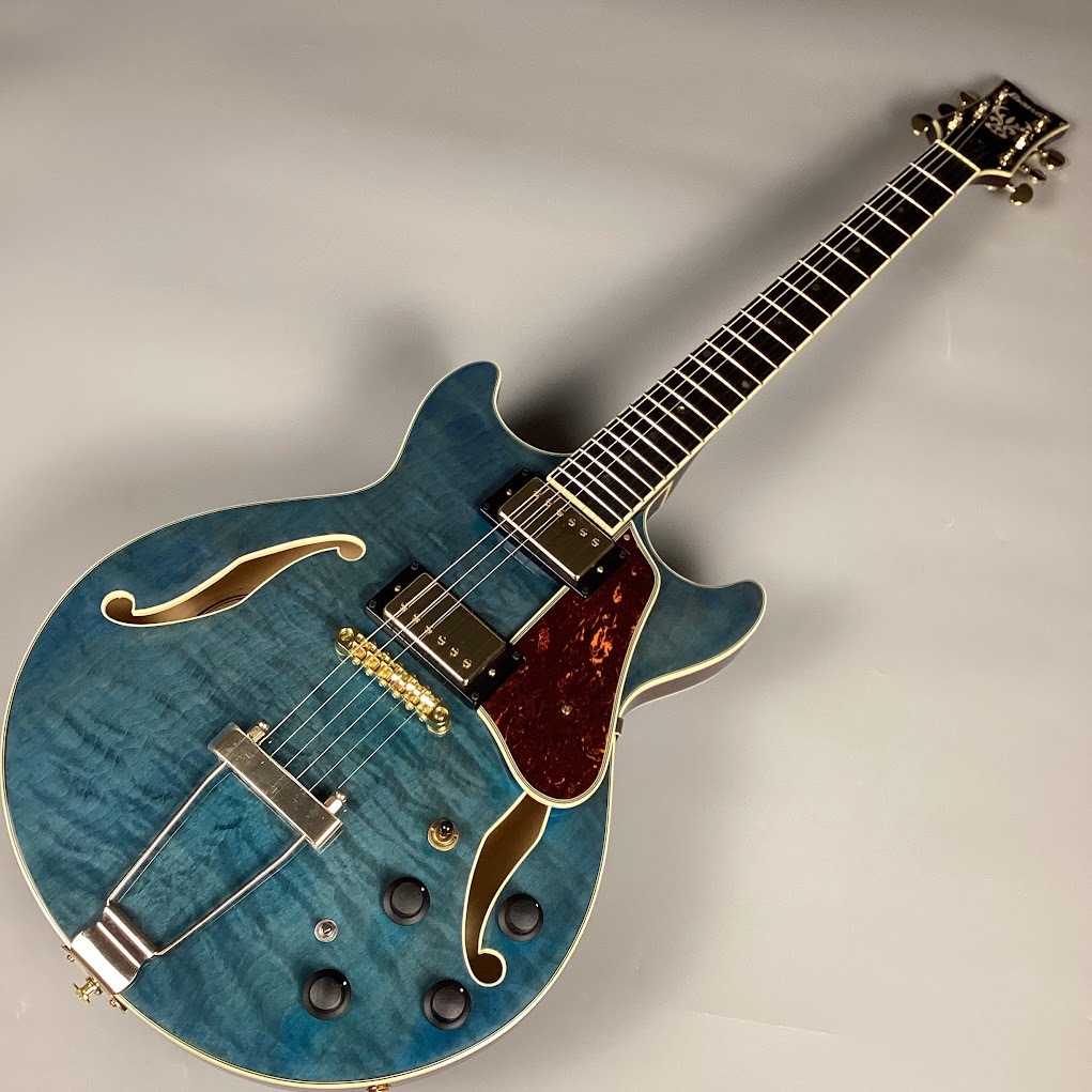 Ibanez AMH90QM TBL フルアコギター 島村楽器限定モデル