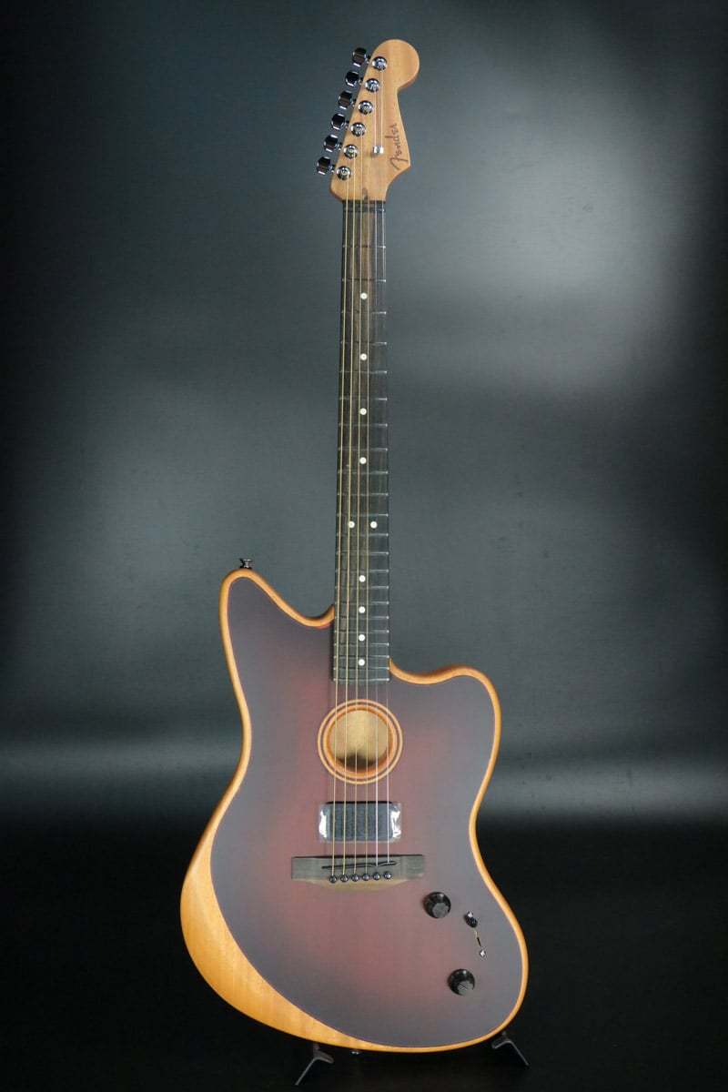 Fender American Acoustasonic Jazzmaster All-Mahogany Ebony