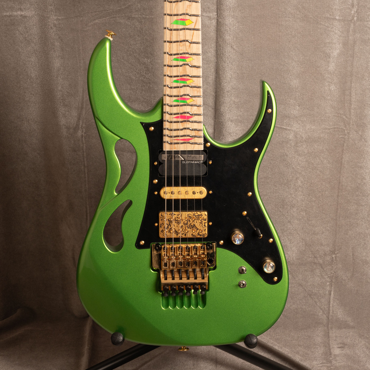 Ibanez PIA3761-EVG Sustainiac Mod with Texas Guitars TT Neck