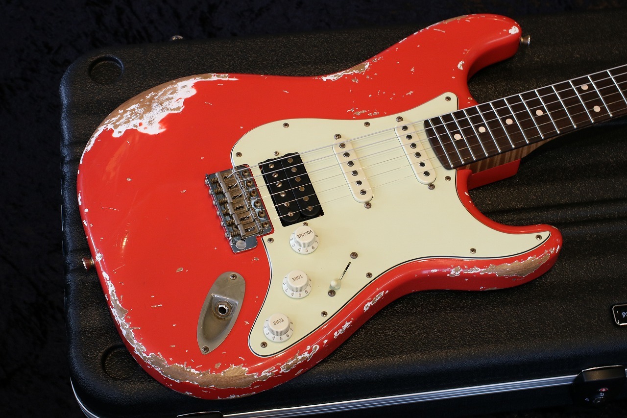 Xotic XSC-2 Fiesta Red Heavy Aged 