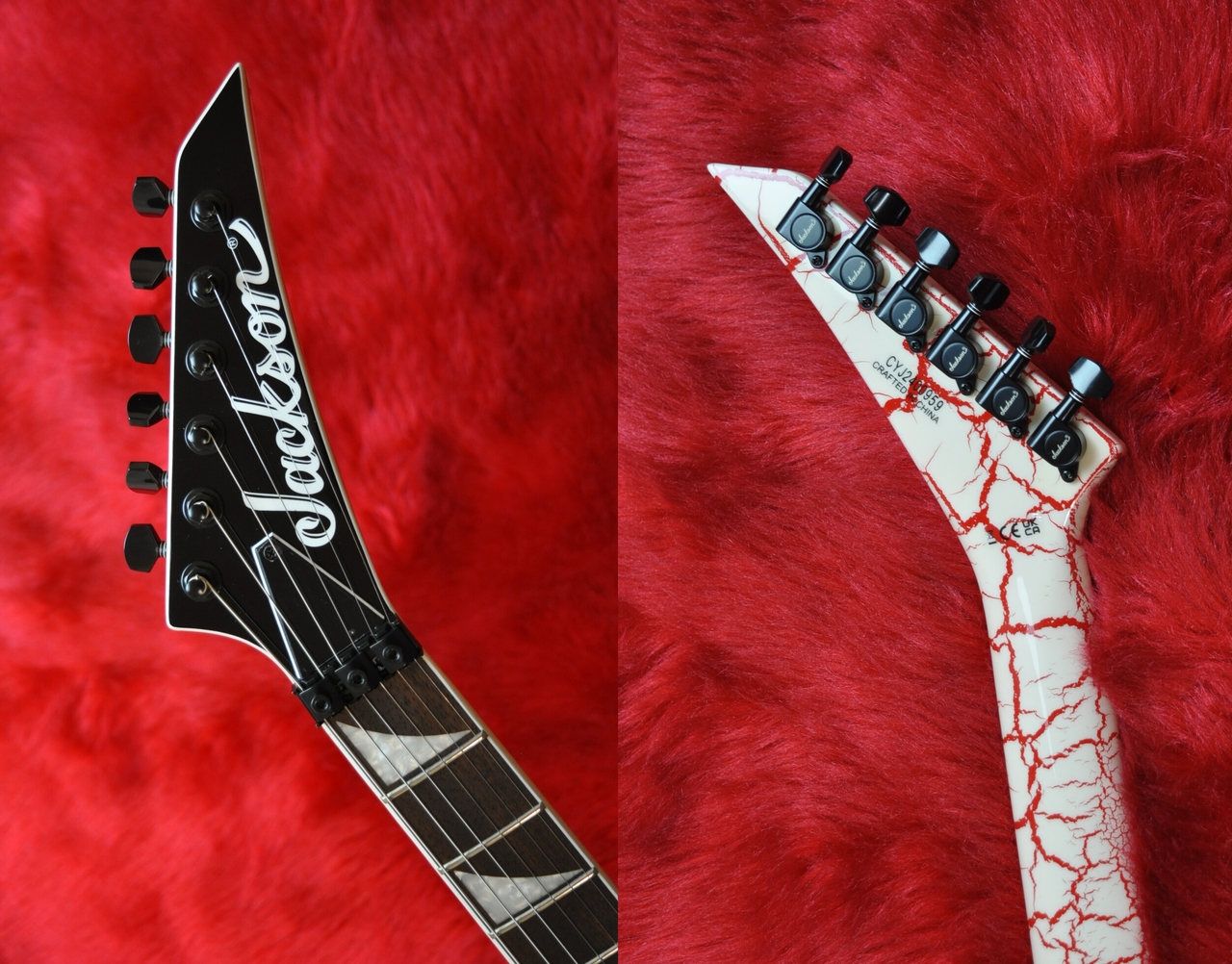 孤*魚様 美品　シムス　マスターベスト　ジャパンスペシャル　廃盤 Jackson X Series Soloist SLX DX Bloodshot Crackle（中古）【楽器