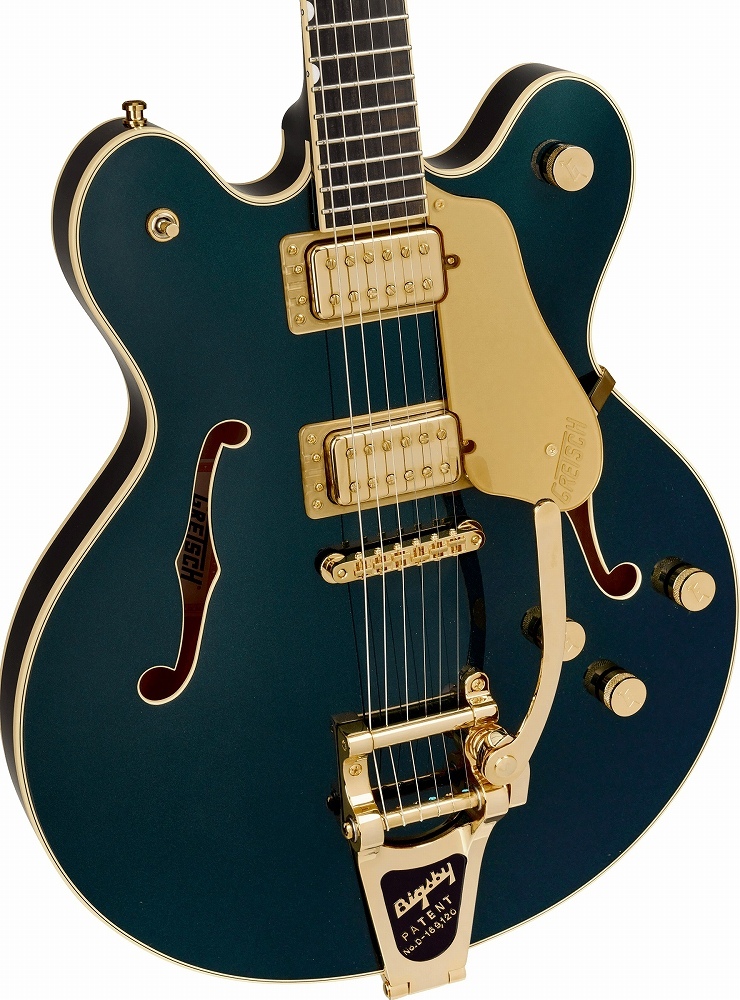 ※カワイ　80's Gretsch フロアタムブラケット&レッグセット Gretsch Broadkaster LX Center Block with String-Thru Bigsby and