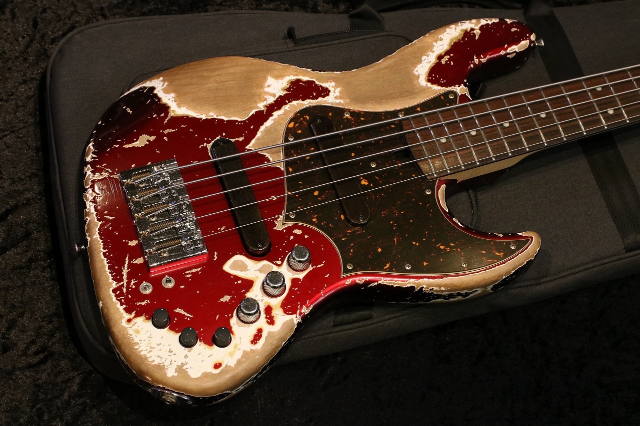 Xotic XJ-1T 5st Dark Candy Apple Red Super Heavy Aged【USED