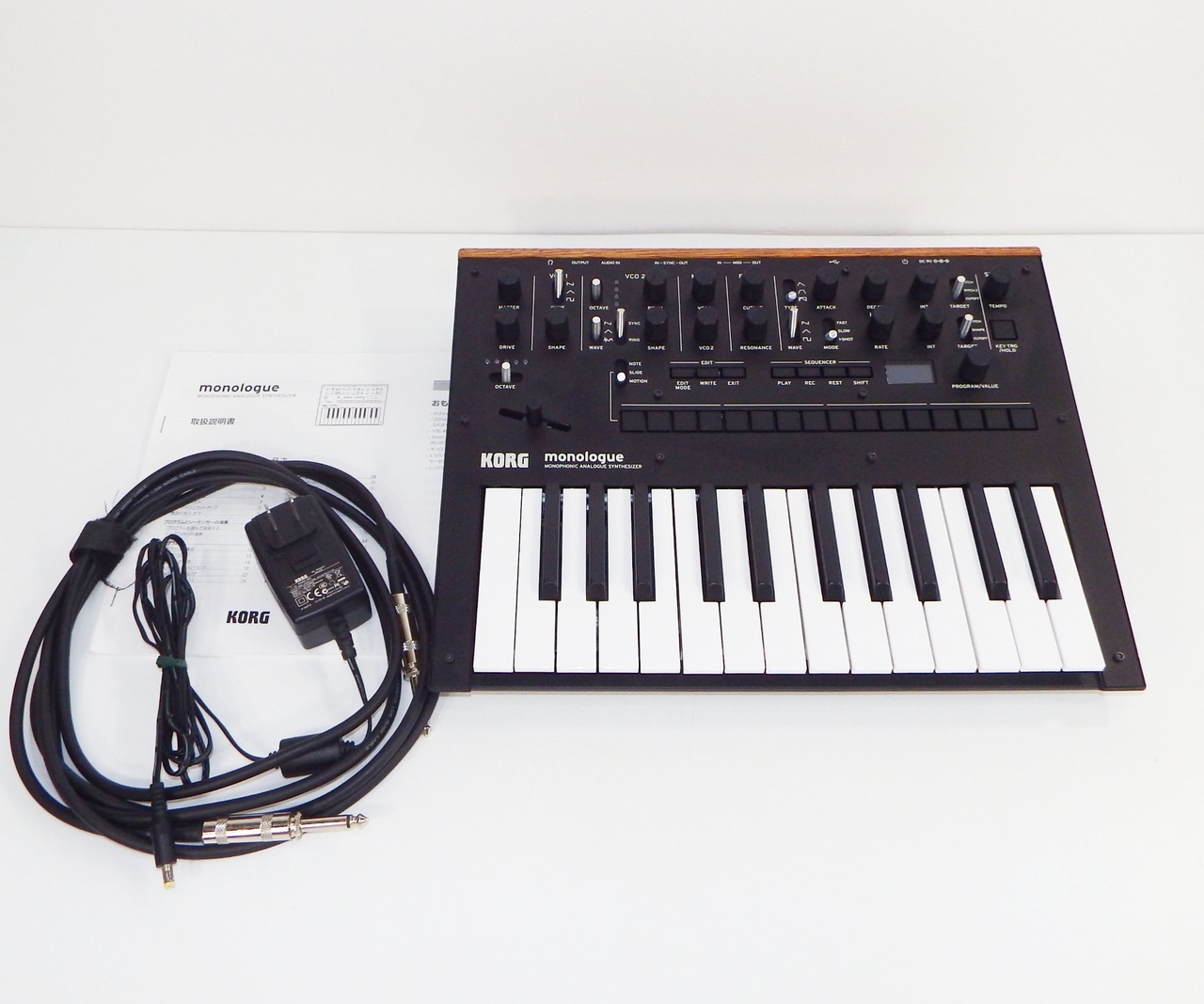KORG コルグ monologue BK アナログシンセサイザー アダプター