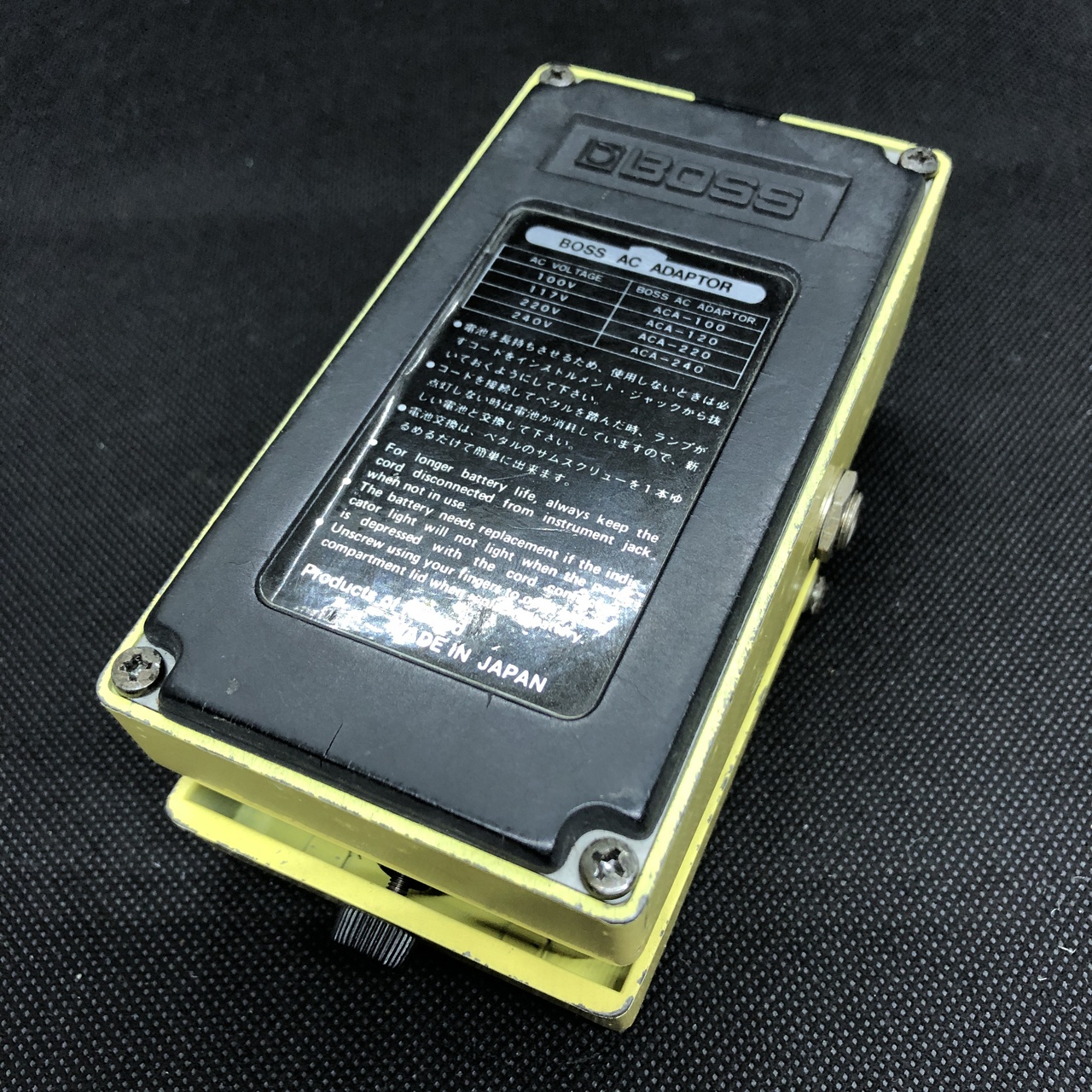 BOSS SD-1 ACA 数字6桁シリアル台湾製 BOSS SD-1 ACA電源 旧基板 日本製 1986年（ビンテージ/送料無料