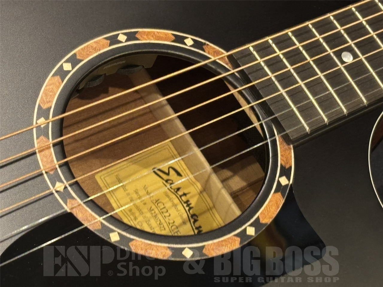 Eastman AC122-2CE - black satin Folk guitar