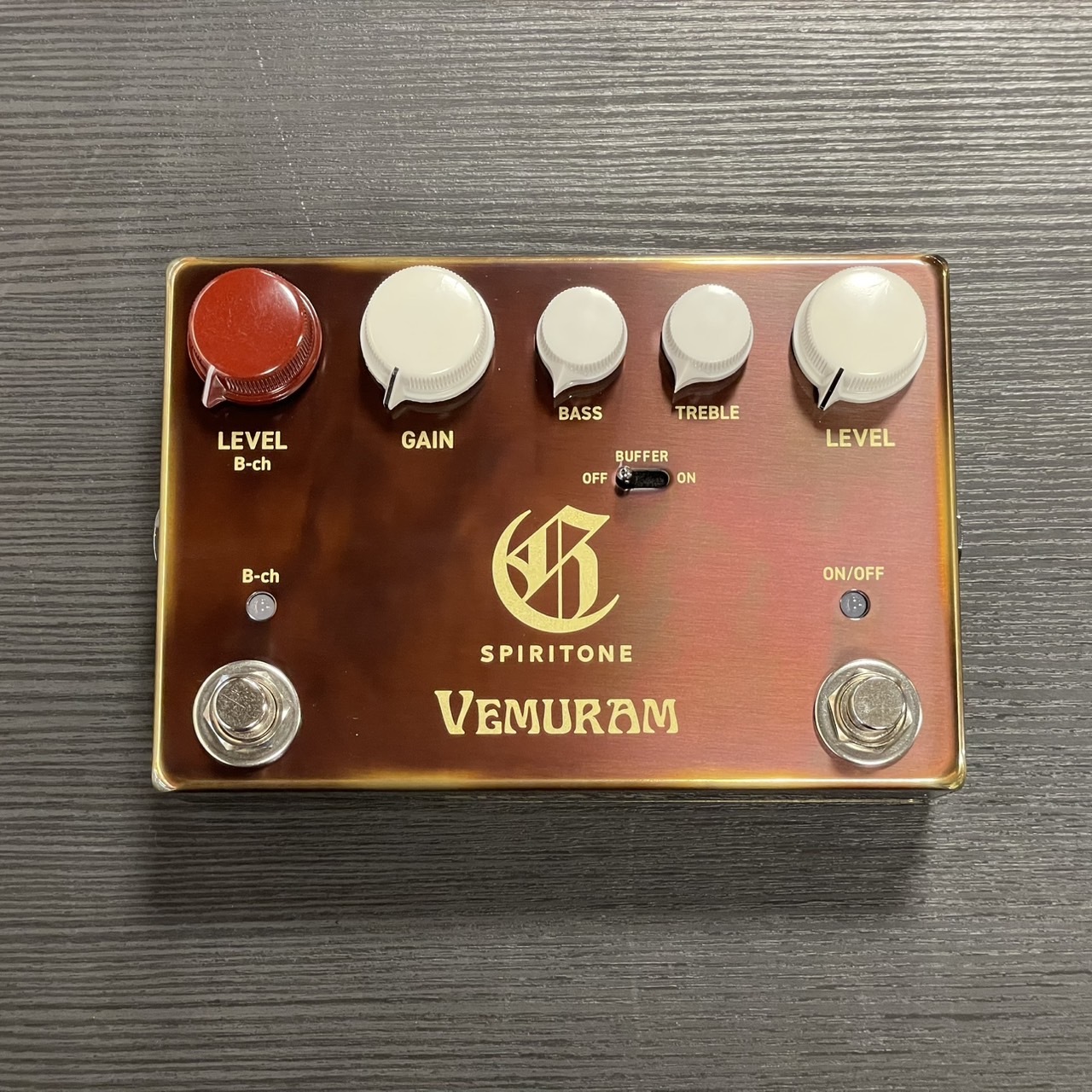 VEMURAM SPIRITONE Charシグネチャー オーバードライブペダル