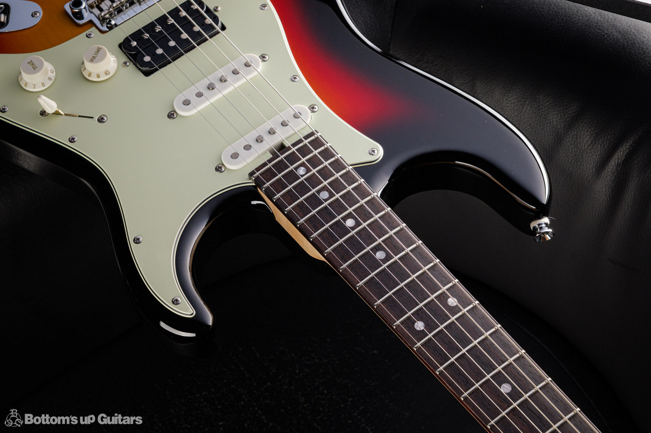 エレキング SAITO GUITARS S-622CS Heritage ( 3Tone Burst / Mint Green Guard