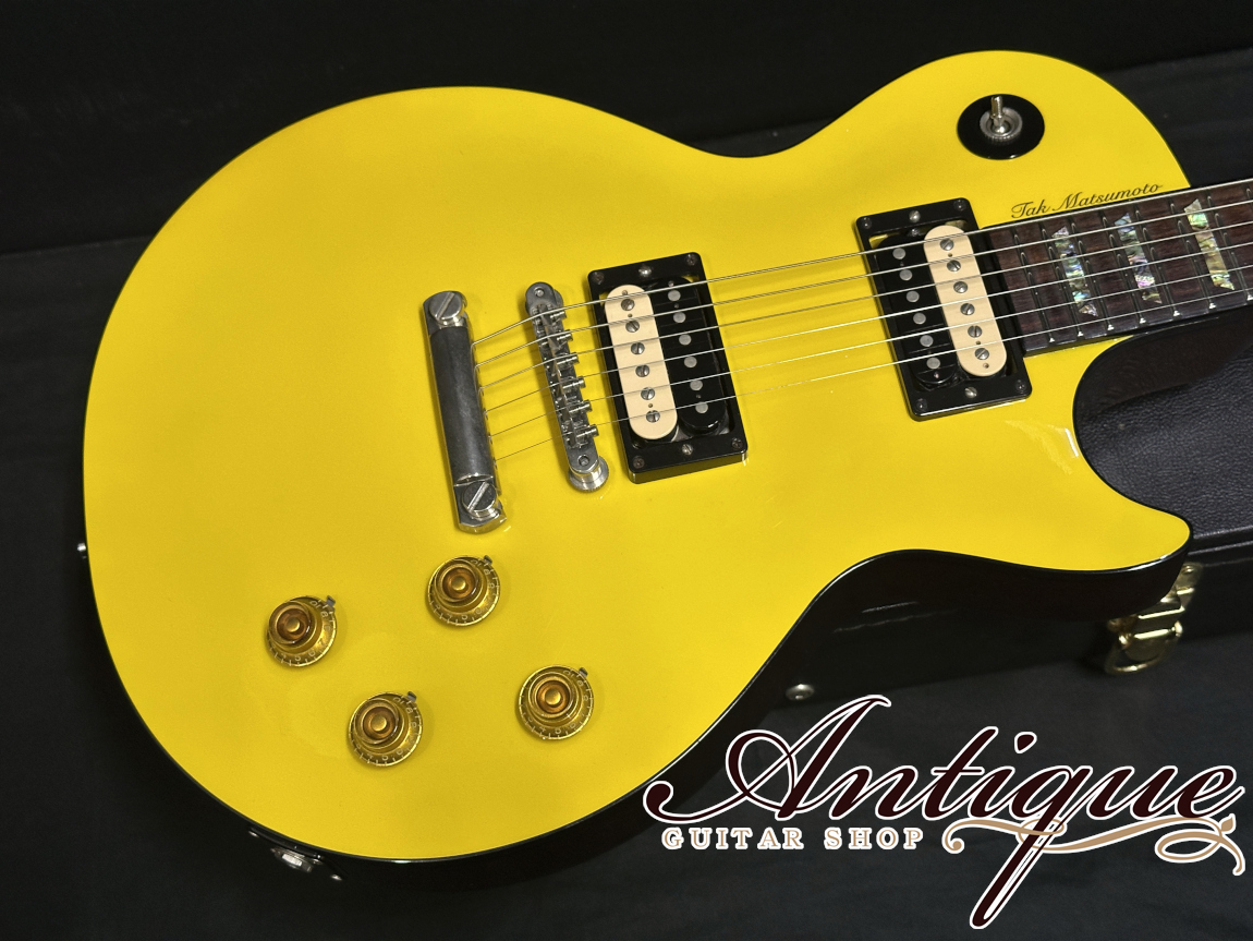 Tak Matsumoto Canary Yellow 風モデル　難あり Tak Matsumoto Canary Yellow風モデル 松本孝弘氏のシグネチャ