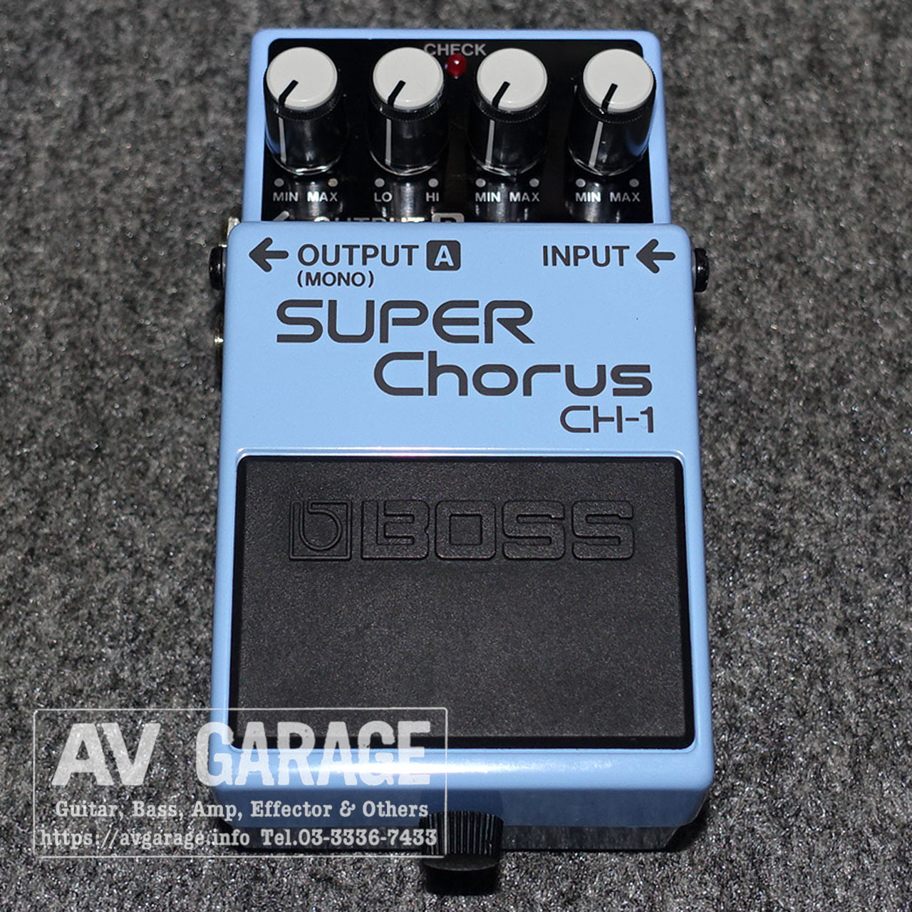 BOSS SUPER Chorus CH-1 中古 Boss CH-1 Super Chorus Pedal (Rare Pink Label) – Vintage