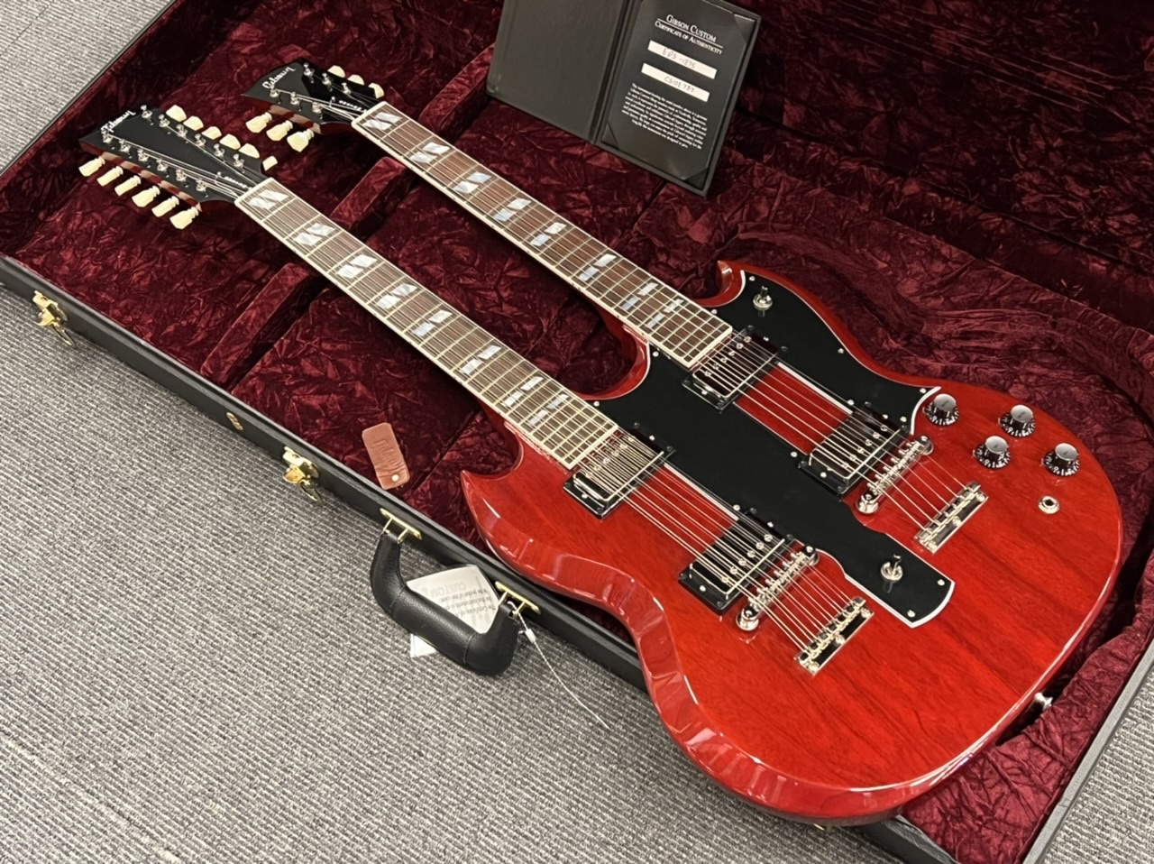 Gibson Custom Shop EDS-1275 Double Neck (#CS102737) Cherry Red