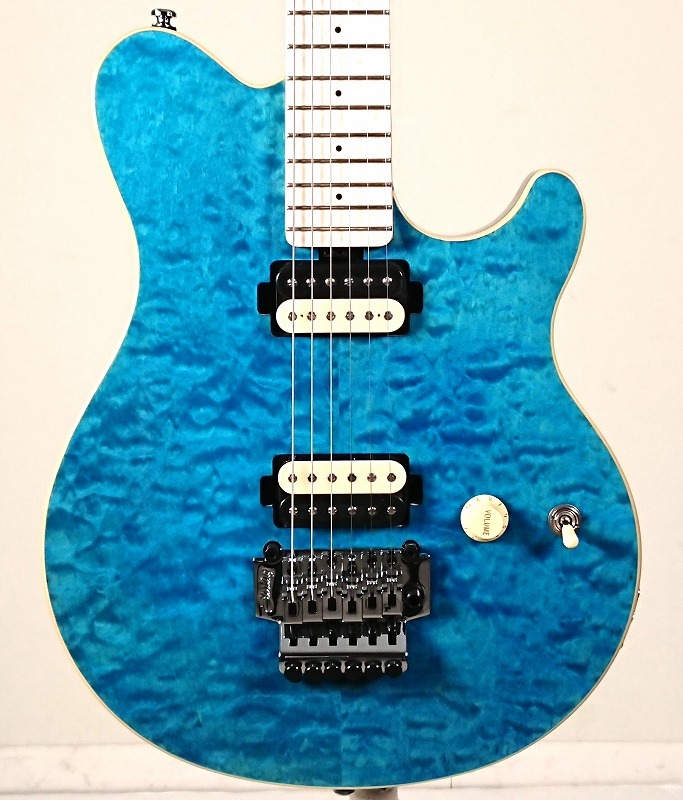 ギター Sterling by music man AX40 blue Sterling by MUSIC MANAX40 -TBL(Transparent Blue