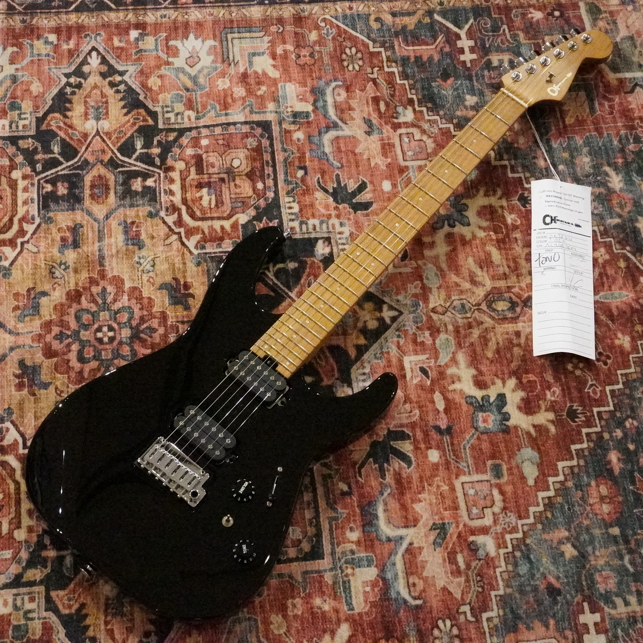 Charvel Pro-Mod DK24 HH 2PT CM Gloss Black【2025年製】【特価