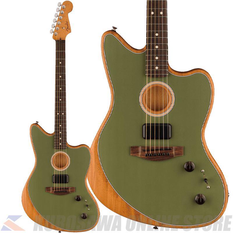 Fender Acoustasonic Player Jazzmaster Antique Olive (ご予約受付中