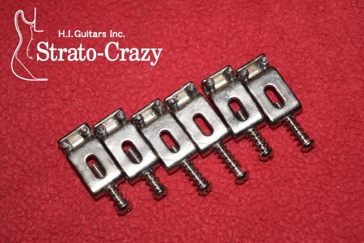 Fender Stratocaster Original Steel Saddle Set 