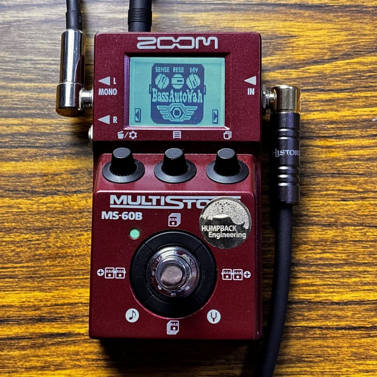 中古・美品 ZOOM MS-60B ベースエフェクター ZOOM 【中古】 MS-60B ベース用マルチエフェクター（中古/送料無料