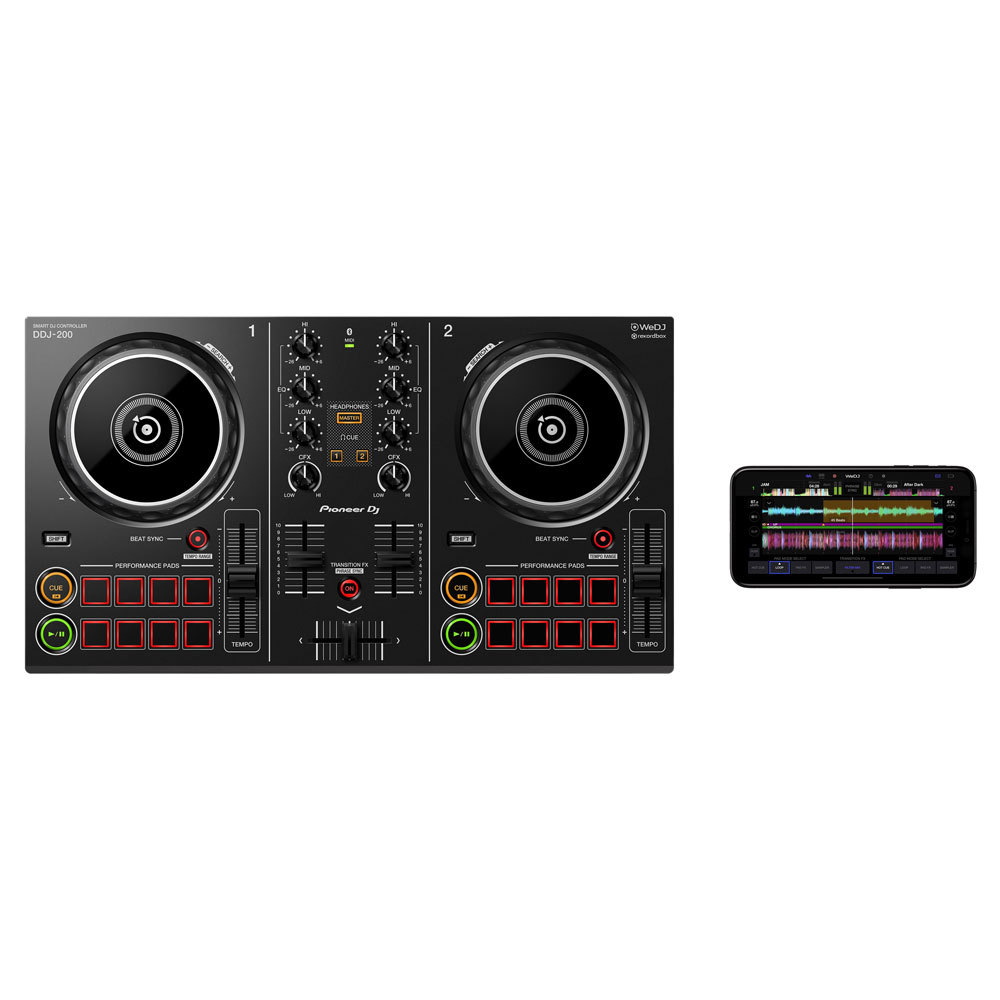 Pioneer Dj DDJ-200 SMART DJ CONTROLLER スマートDJコントローラー ...