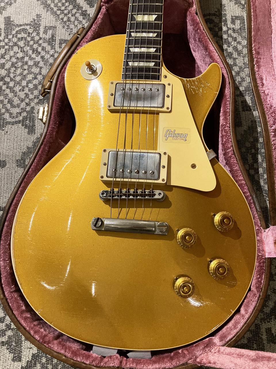 Gibson Custom Shop 1958 Les Paul Gold top Tom Murphy Painted 
