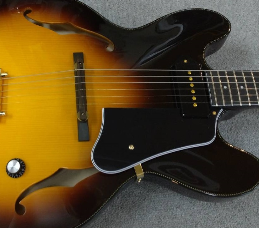Seventy Seven Guitars EXRUBATO-ONE/S SB(サンバースト) フルホロウ