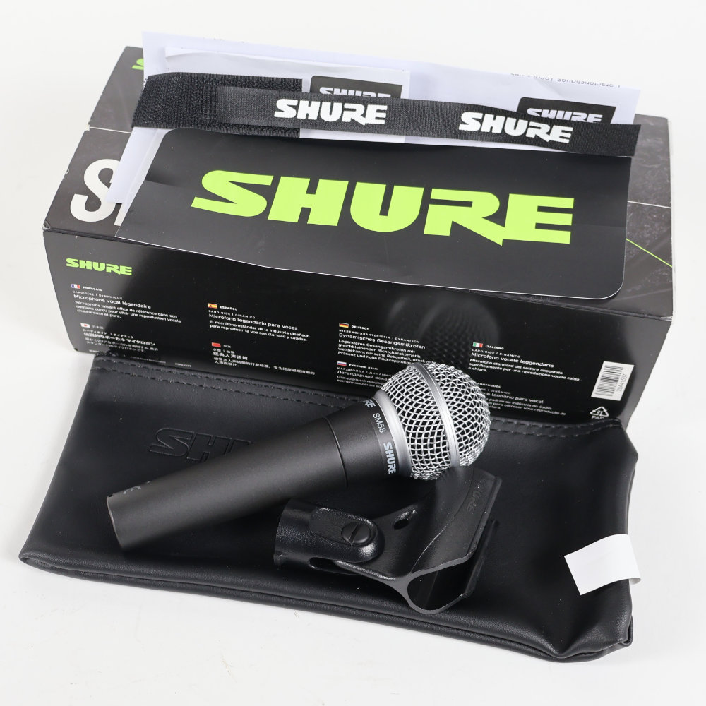 Shure 【中古】 マイク ダイナミックマイク ボーカル用 SHURE SM58