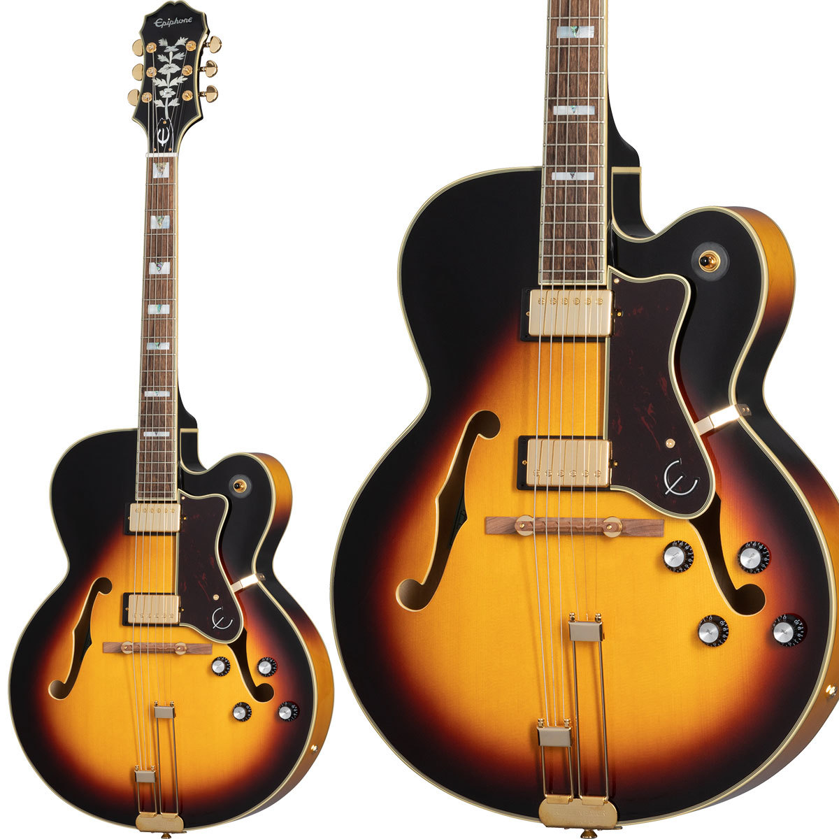 Epiphone Broadway Vintage Sunvurst エレキギター フルアコ（新品/送料無料）【楽器検索デジマート】