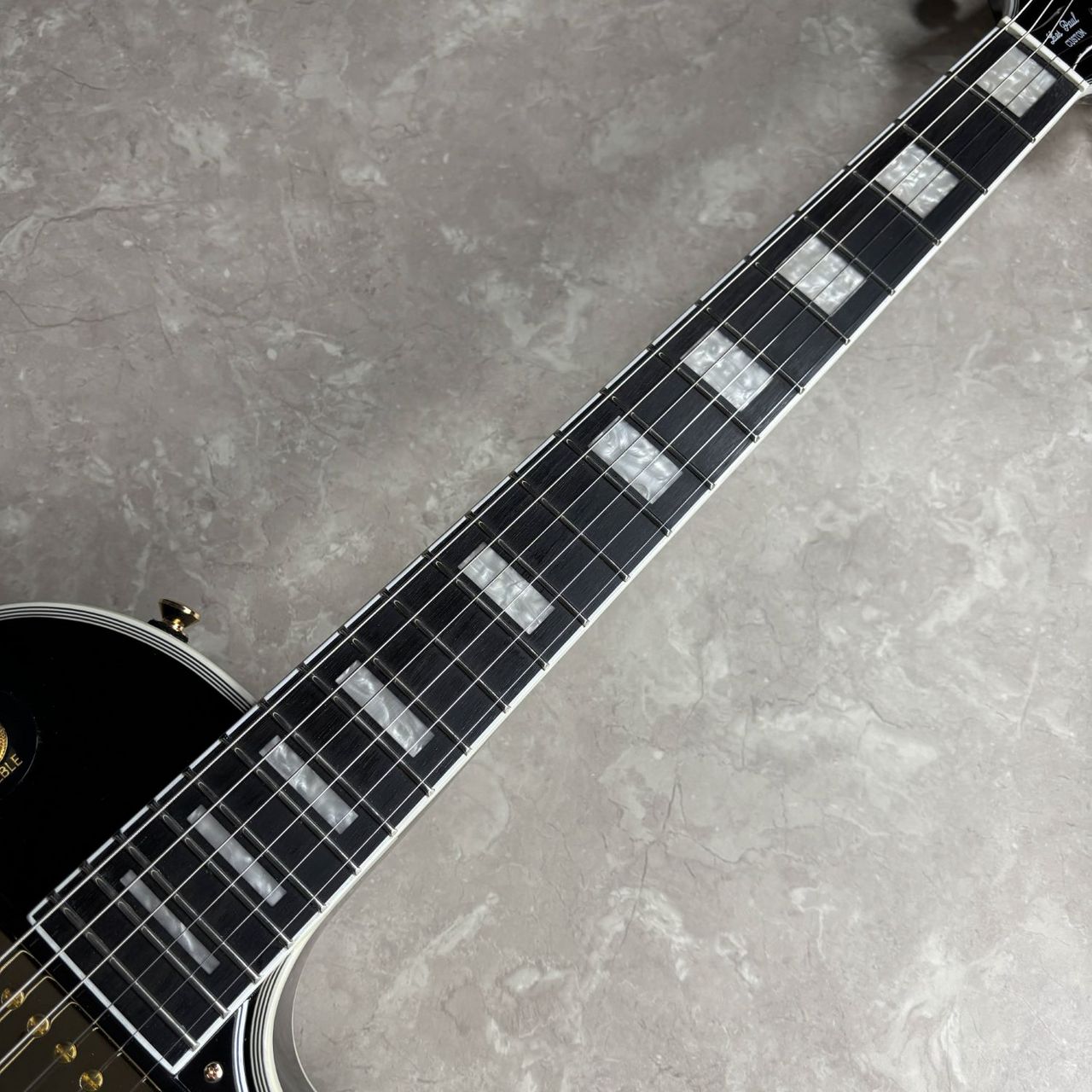 Epiphone Les Paul Custom Ebony【現物画像/3.9kg】エレキギター レス