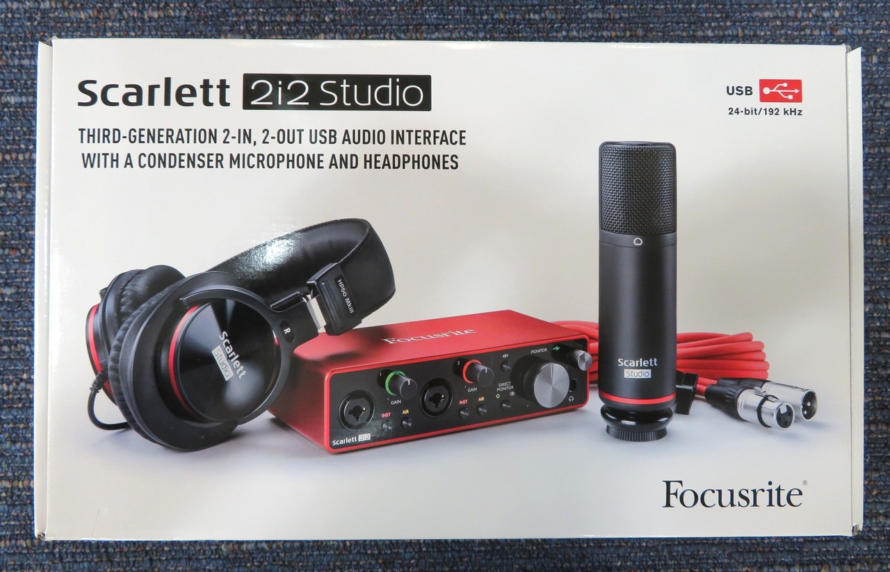 Focusrite Scarlett 2i2 Studio Pack (gen.3)【未開封品】【商品入替