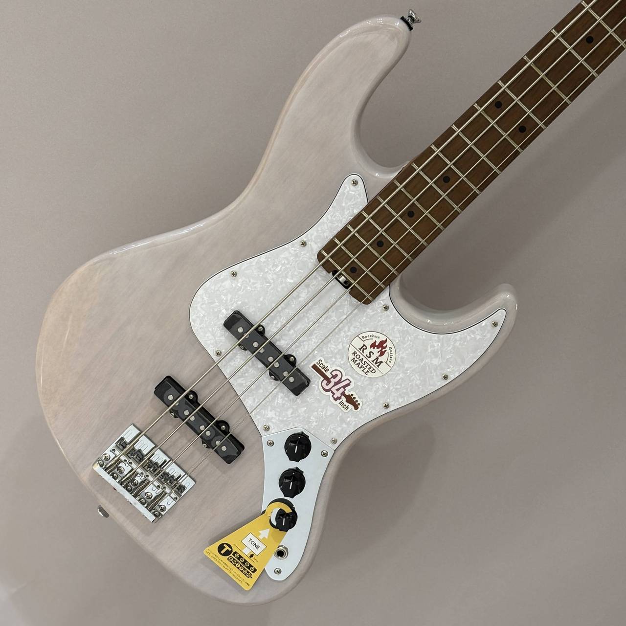 Bacchus WL4-STD/RSM エレキベース ジャズべタイプ【現物画像】（新品