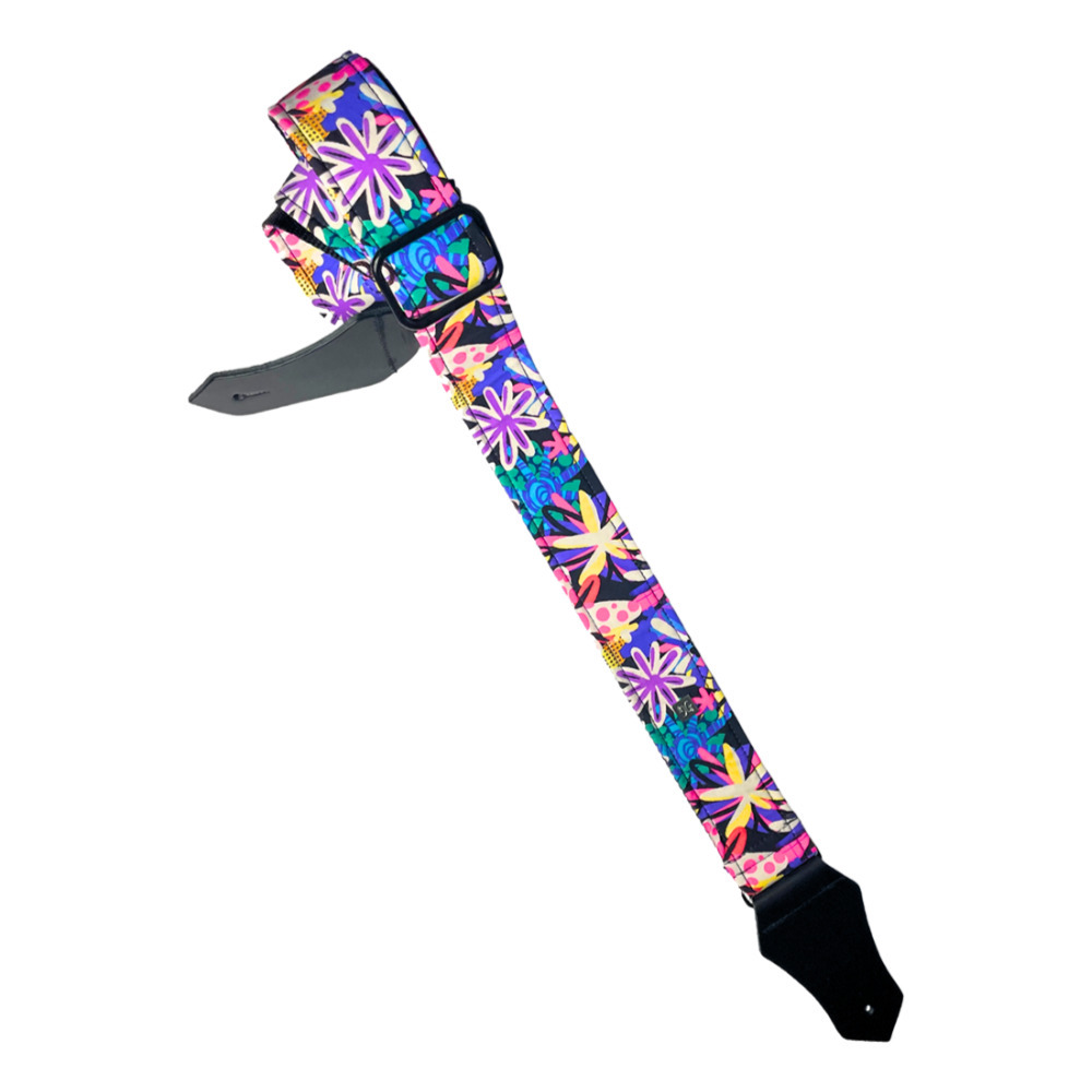 Get'm Get'm Get'm Get'm ゲットムゲットム Good Vibes Guitar Strap