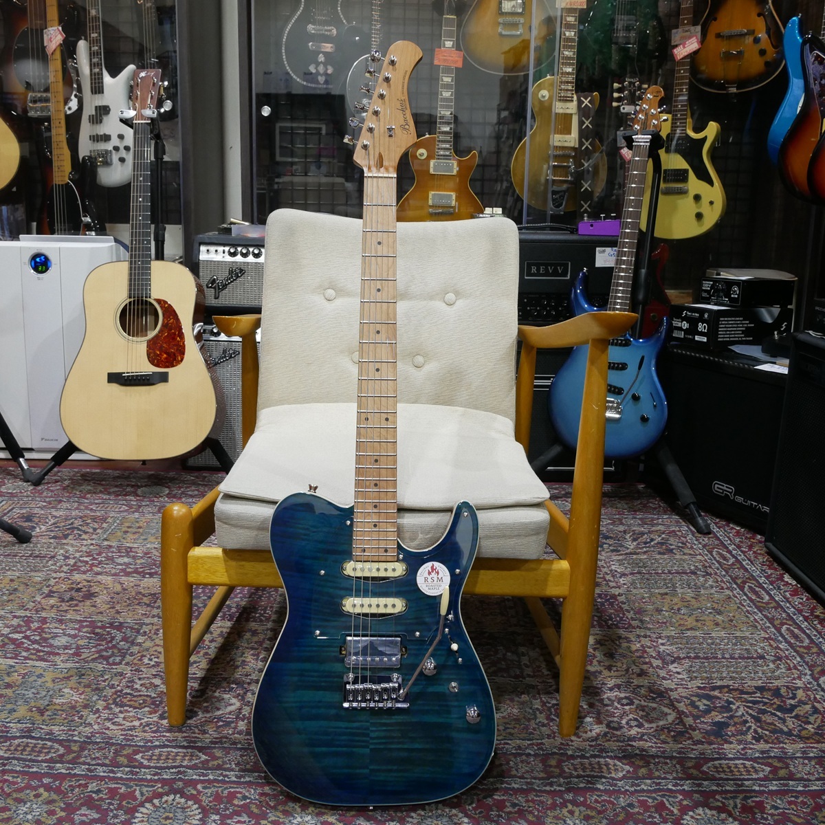 Bacchus TAC24AD-FMH RSM/M / BLU-B (Blue Burst) 【Andre Dinuth