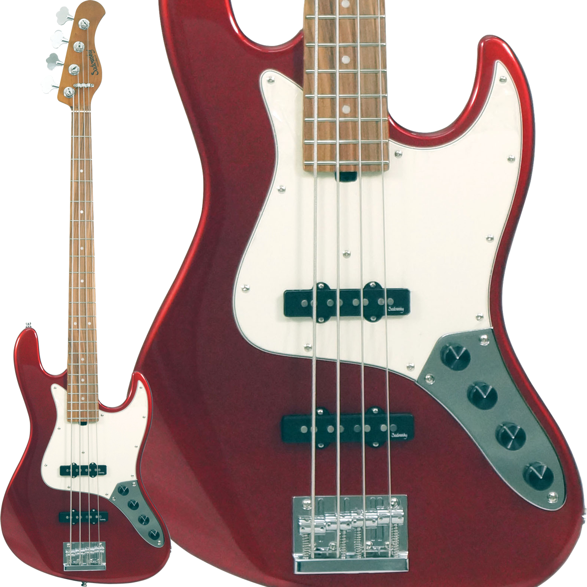 Sadowsky MetroExpress MX21 VJ4 Morado Fingerboard (Candy Apple Red