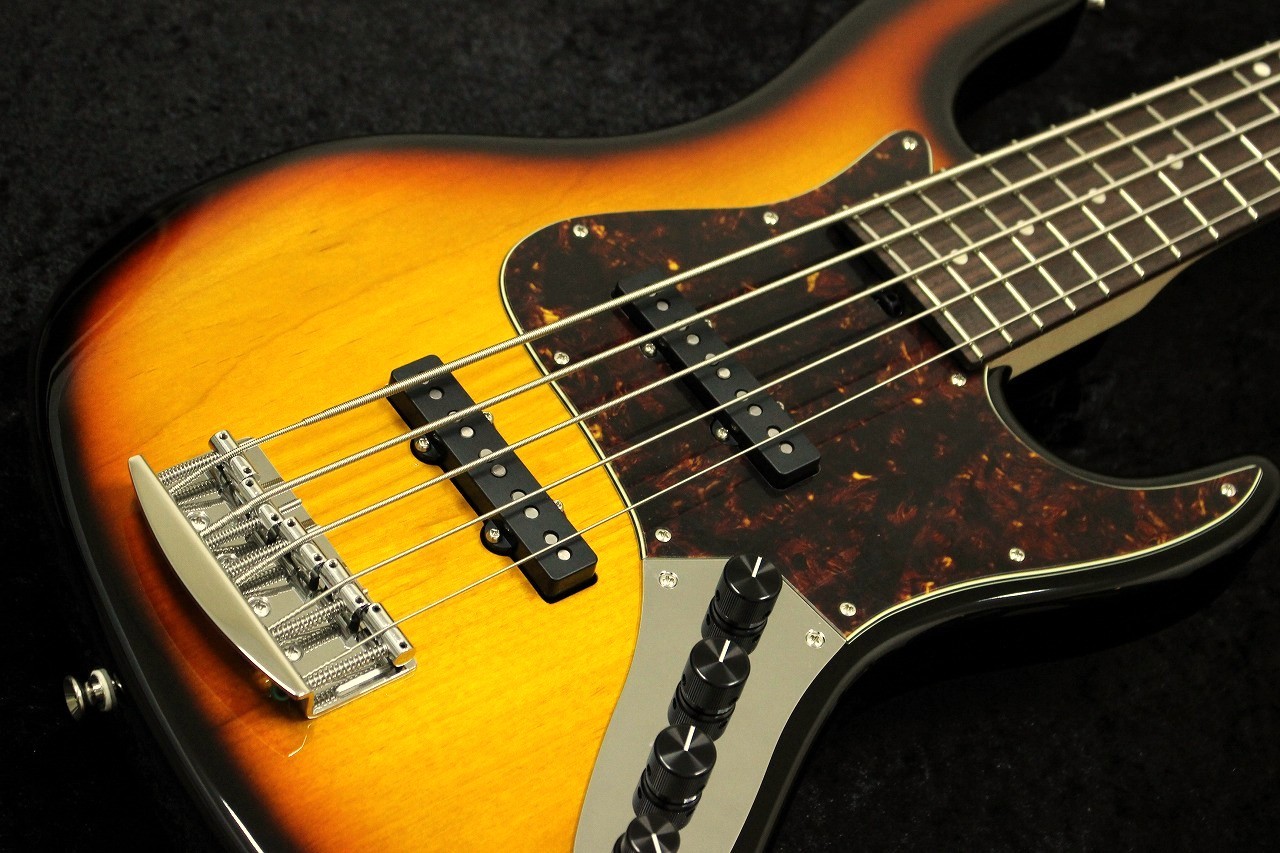 Kikuchi Guitars Hermes RV5 (5st Alder/Rosewood) /Tobacco Burst