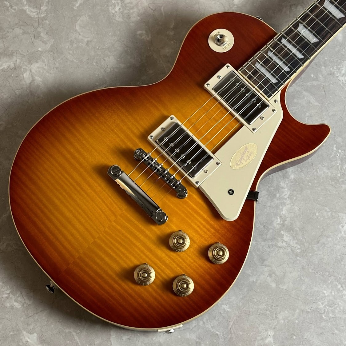 Epiphone Les Paul Standard 50s Figured Top Washed Cherry Sunburst