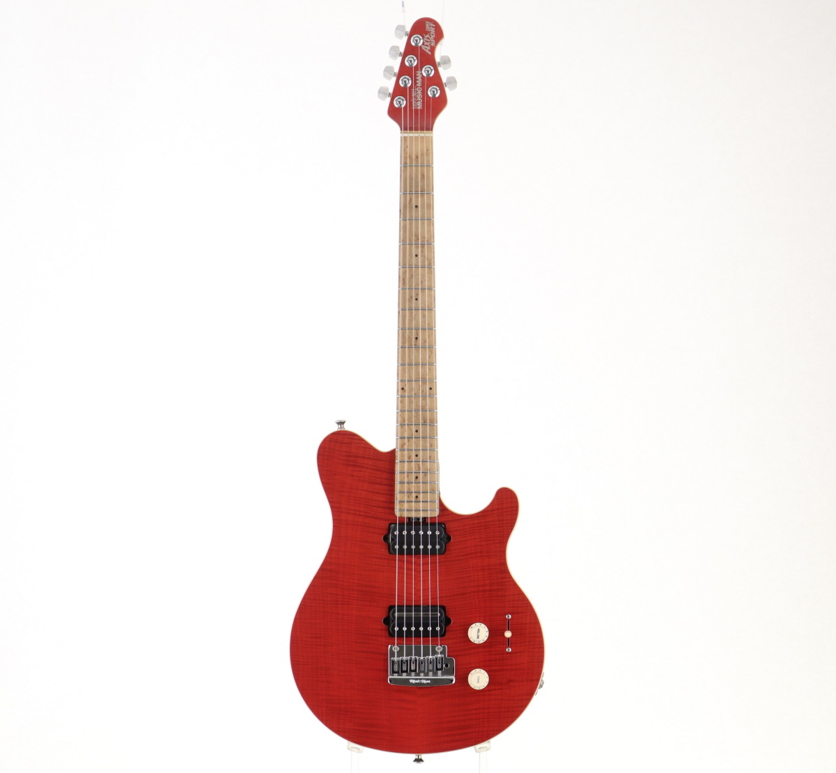 ギター MUSIC MAN AXIS T-RED w/TREM MUSIC MAN Axis Super Sport HH Tremolo Translucent Red MOD ［3.33kg