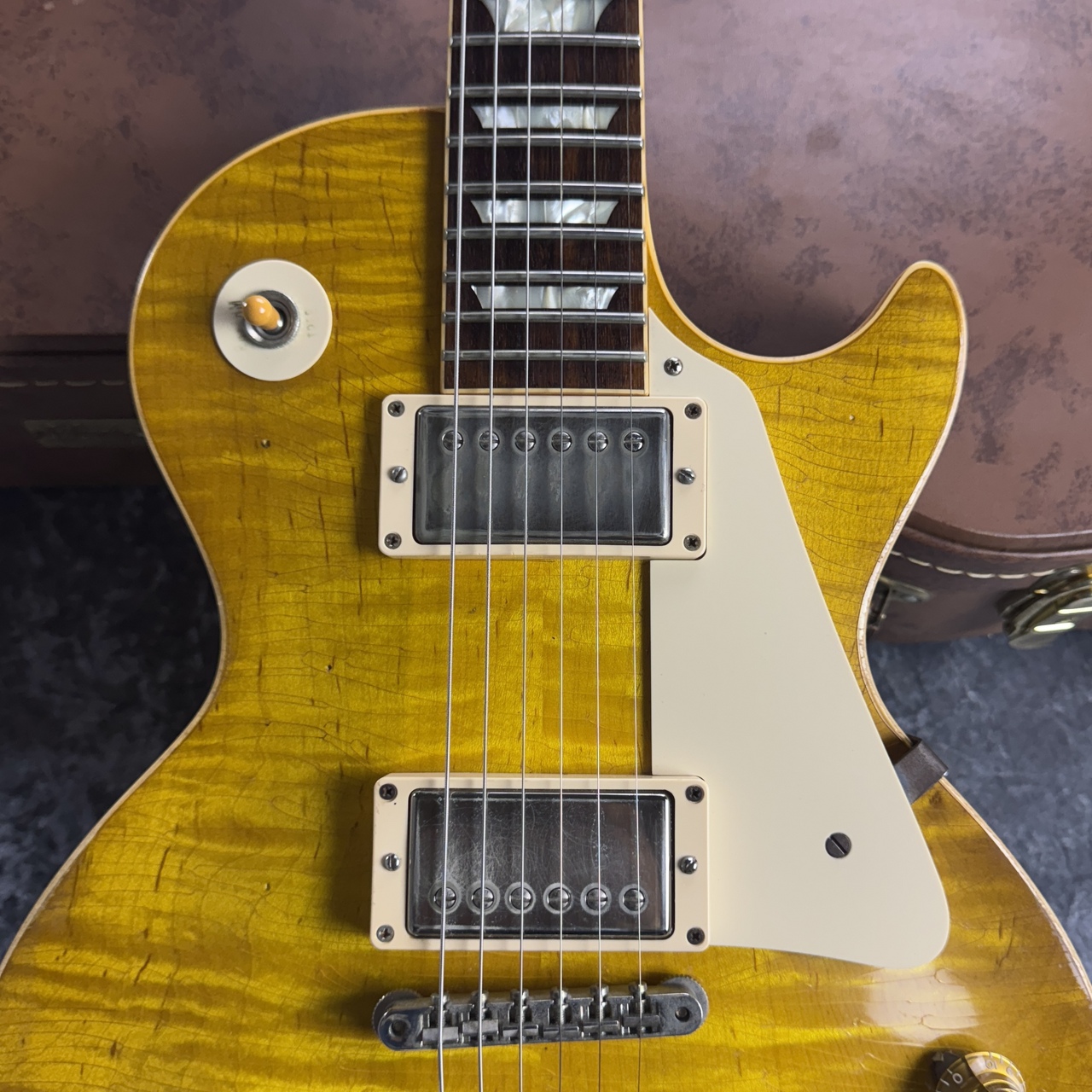Gibson Custom Shop 【極上フレック杢】 1959 Les Paul Standard Lemon