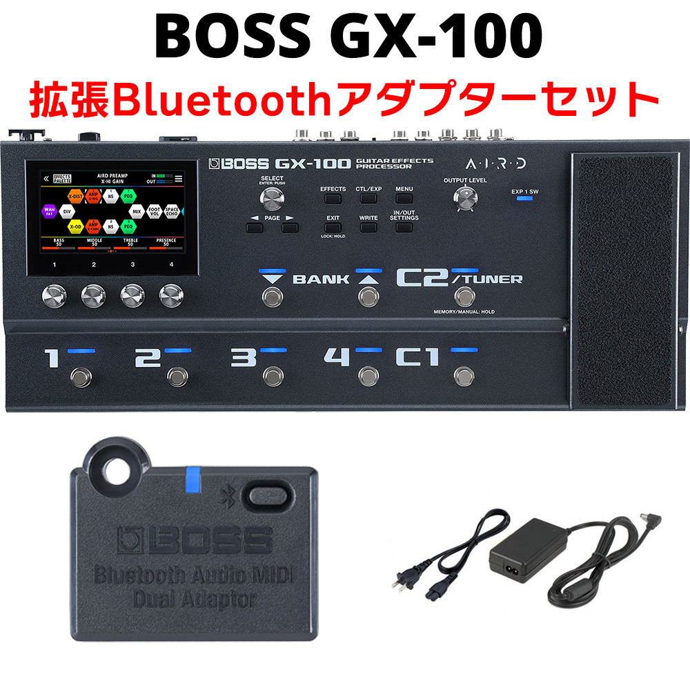 BOSS GX-100 専用BluetoothアダプターBT-DUALセット マルチ