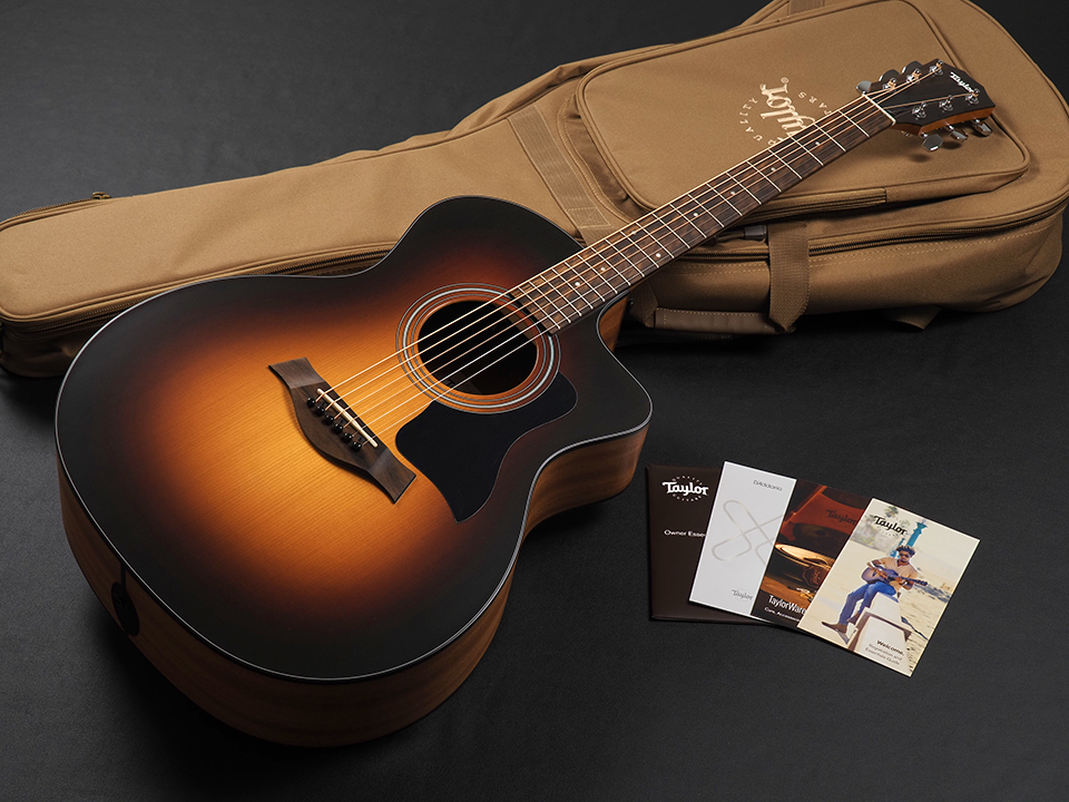Taylor 114ce Special Edition ~Dark Tobacco Shaded Edgeburst~（新品